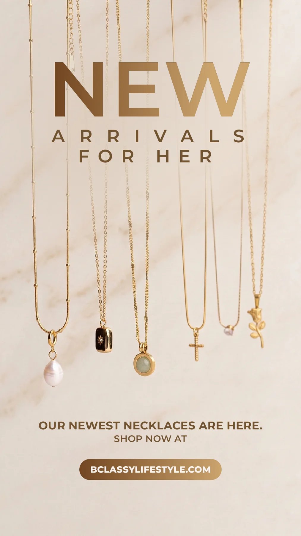 B Classy new-arrivals campaign design